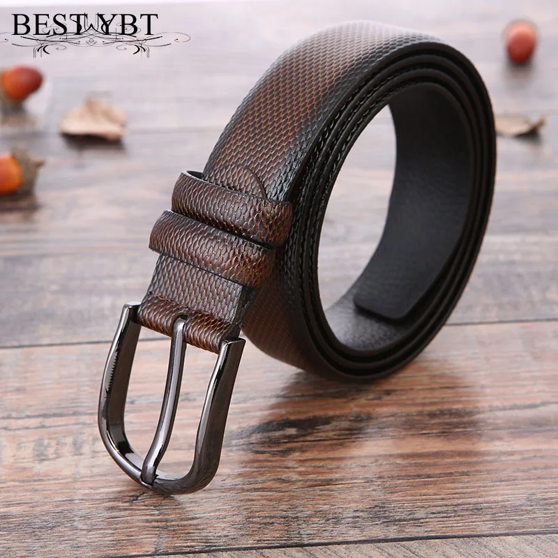 Ремень YBT мужской из спилка|leather belt|men leather beltbelt business |