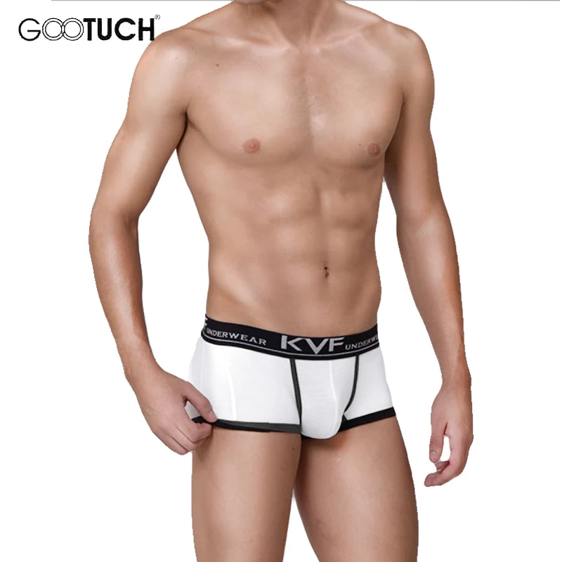 Мужские хлопковые боксеры шорты Нижнее белье Боксеры U Pouch Cueca брюки Горячая