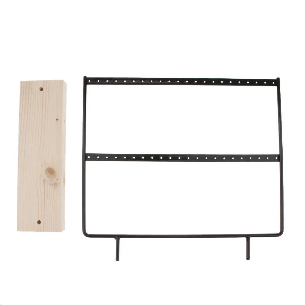  24/44 Holes Earrings Necklaces Organizer Holder Jewelry Display Stand for Women Girls