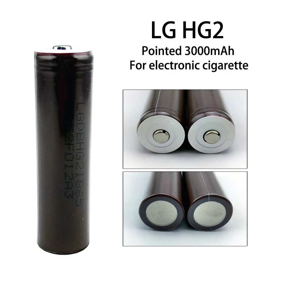 3 шт.. Новые оригинальные для LG 18650hg2 3000 3.6 18650 литиевая непрерывного разряда 20A посвященный электронные сигареты батареи