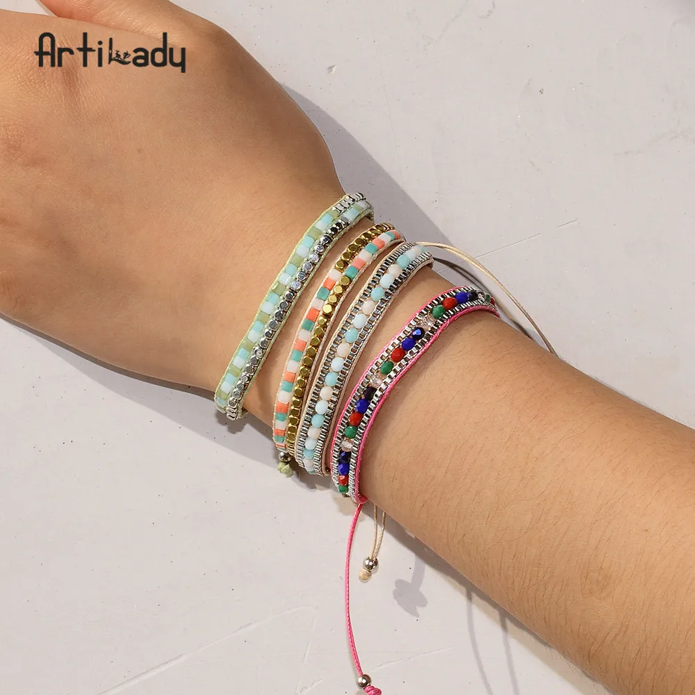 Artilady handmade bracelet ethnic charm bracelets bangles for women