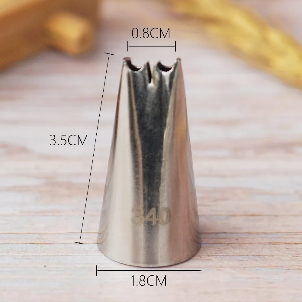 Description Picture 2 of item#340 Cake Decorating Tips Icing Tips Nozzle Decorating Mouth Baking & Pastry Tools