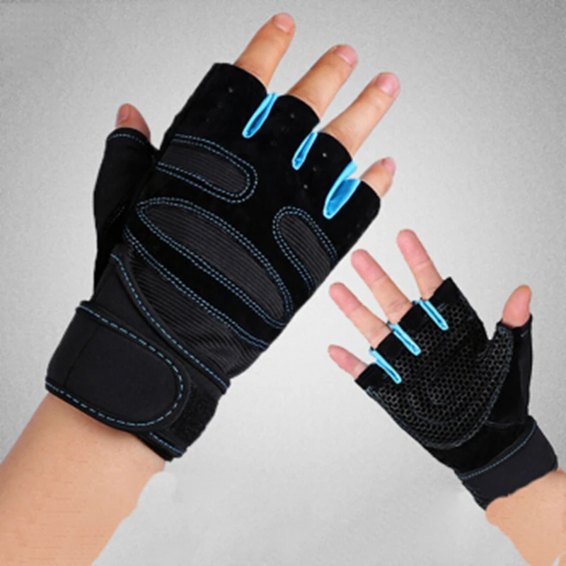 M-XL Gym Gloves Heavyweight Sports Exercise Weight Lifting Gloves Body Building Training Sport Fitness Gloves (6)