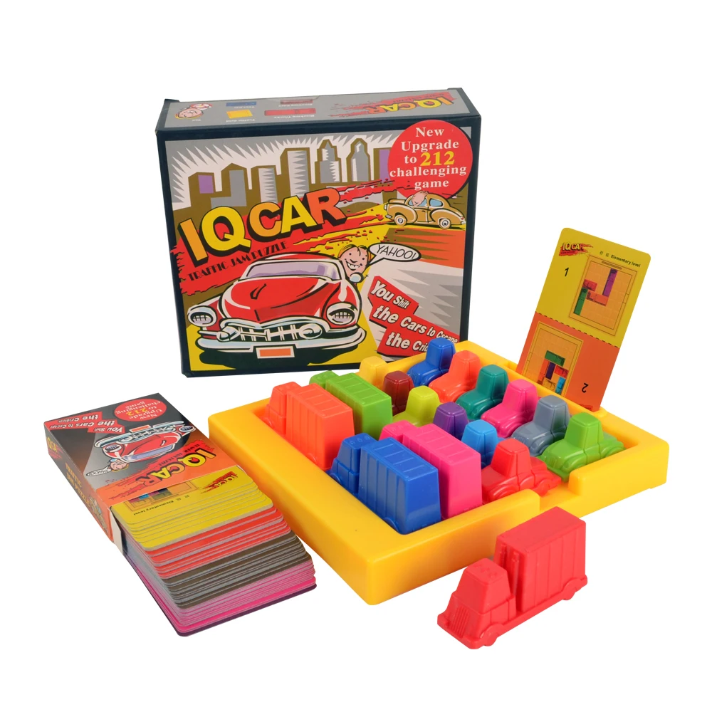 

IQ Car Puzzle Automobile Race Huarong 168 Challenging Brain Teaser Games Toy