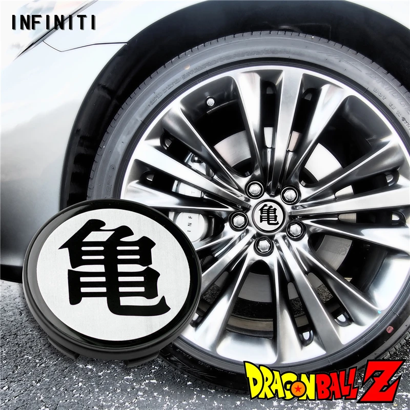 

4 Pcs 54mm Alloy Wheel Rim Center Hub Caps Cover for Nissan Infiniti 350Z 370Z Altima Accessories Dragon Ball Z Master Roshi