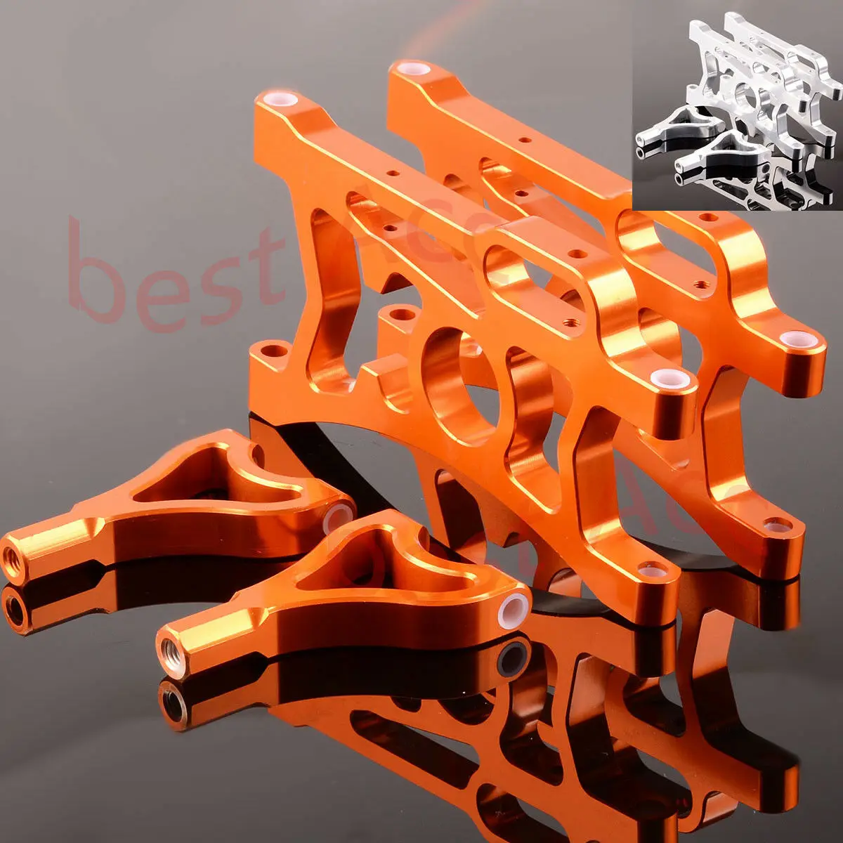 

Aluminum Rear SUSPENSION ARM SET FOR RC 1/5th HPI Baja 5B SS 5T 4pcs #85402