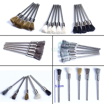 

Dental Stainless Steel Wire Brush Small Steel Brush For Drill Rotary Tools 50pcs