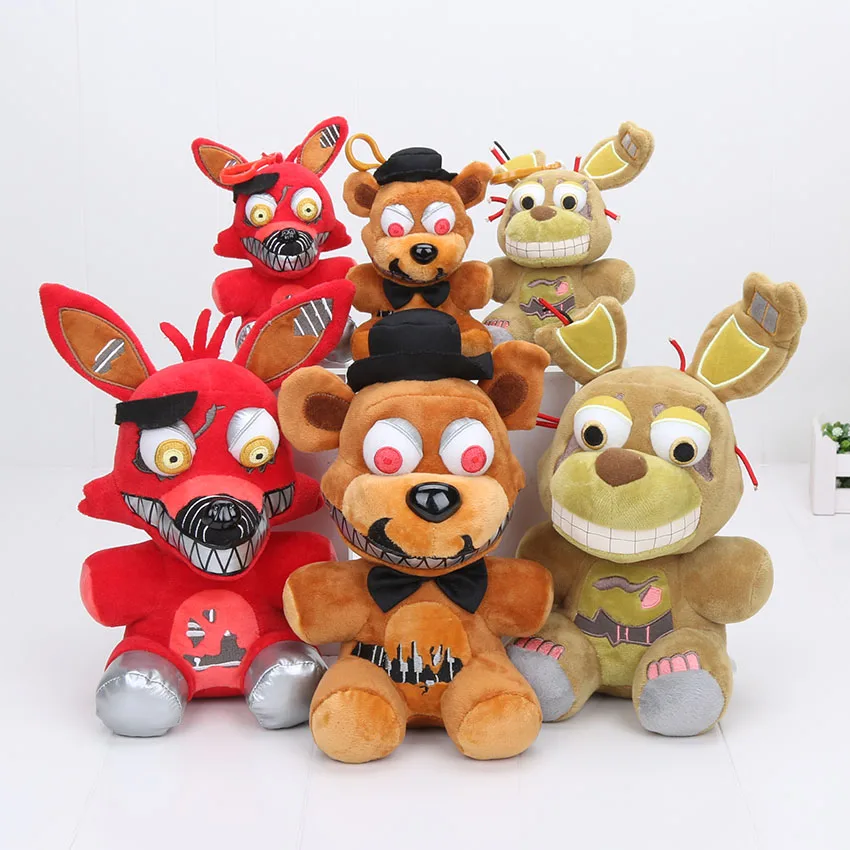 3 шт./компл. 25 см 15 с героями игры пять ночей Фредди (игрушка из фнаф Фокси