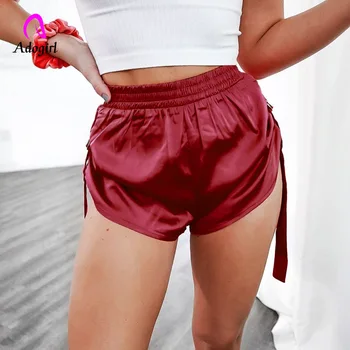 

Women Loose Shorts Summer 2019 Causal Shorts Fitness High Waist Shorts Female Satin Beach Hot Shorts Mini Shorts Work Out Bottom