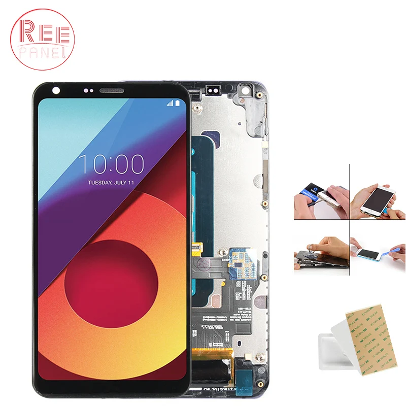 

ORIGINAL 5.5" 2160x1080 IPS Display For LG Q6 LCD with Touch Screen Digitizer for LG G6 Mini LCD Display Replacement Parts