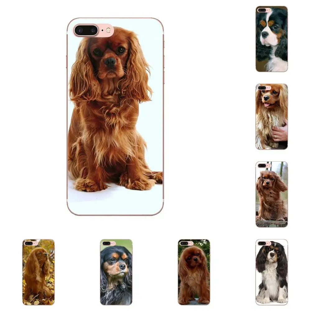 

Soft TPU Case For Huawei Mate 7 8 9 10 P7 P8 P9 P10 P20 Lite Plus Pro GR5 P Smart 2017 Cavalier King Charles Spaniel Dog Puppies