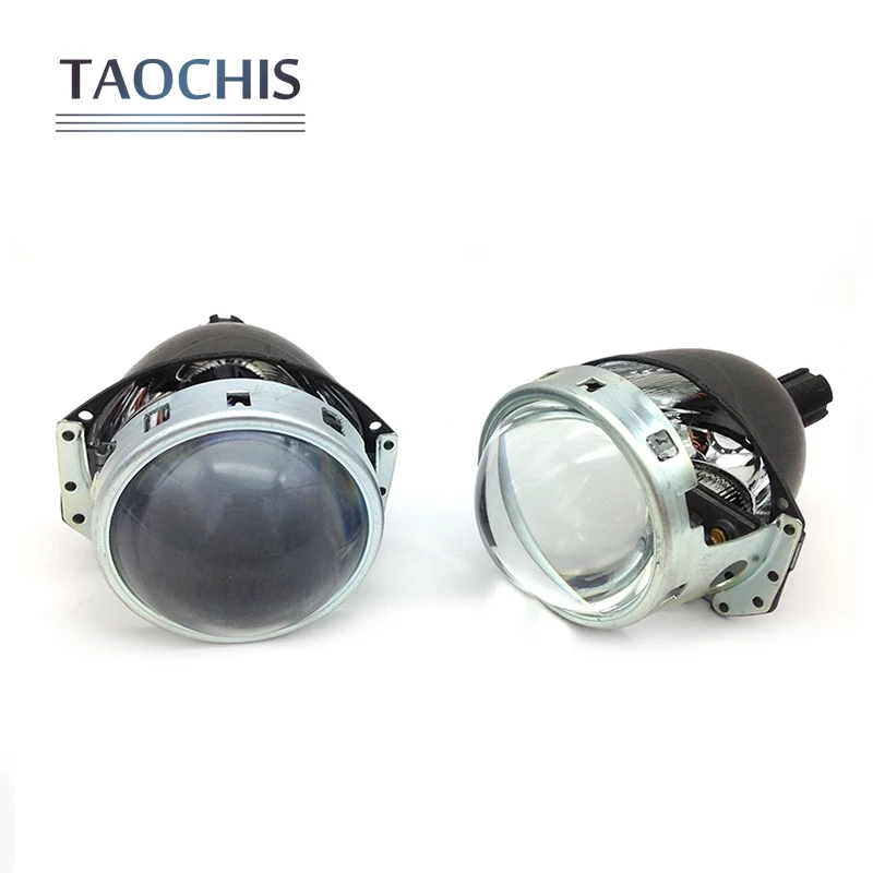 2pcs/lot Car Headlight 3.0 inch Aluminum Bi xenon Projector Lens 6000K