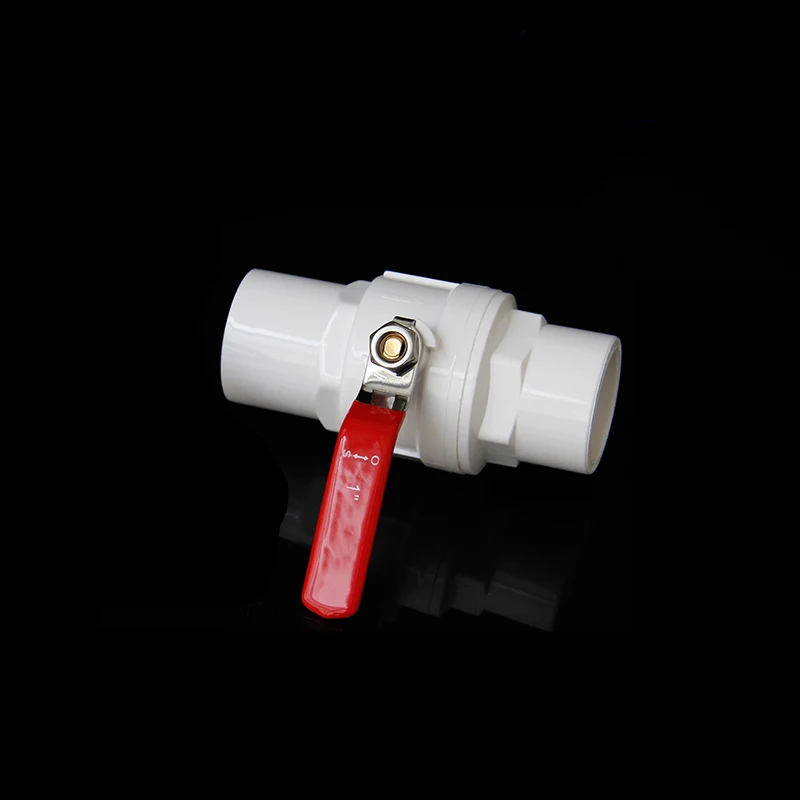 

32mm ID PVC Ball Valve Water Connector For Garden Irrigation System