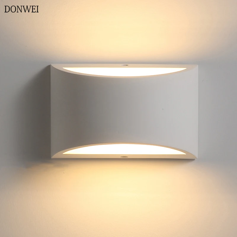 

Modern Indoor led Wall Light Handmade Gypsum Lamp 110V 220V Wall Mounted Sconce Living room Bedroom Decorate Wall Lighting
