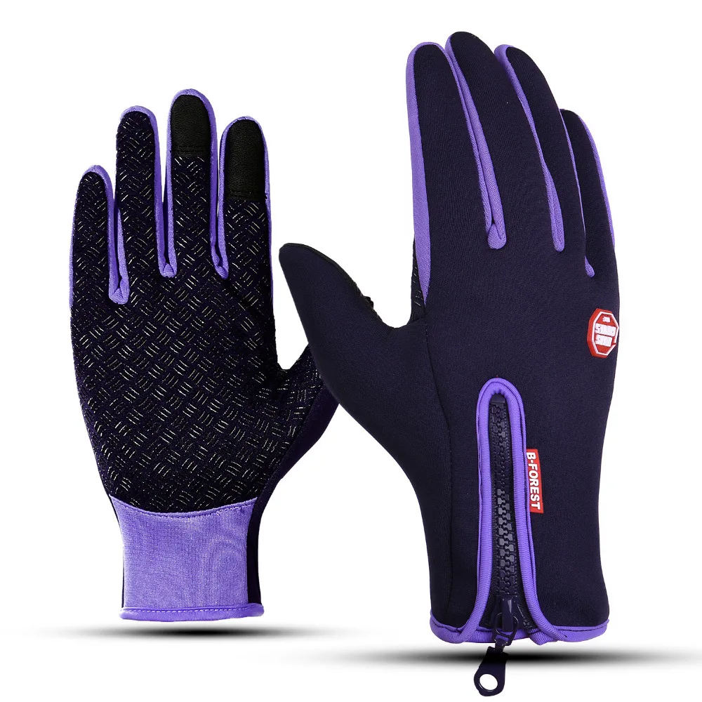 

Kyncilor Men's Winter Gloves Hiking Gloves Velvet Fulll Finger Touch Screen Gloves For Sports Thermal Climbing Hiking Gloves