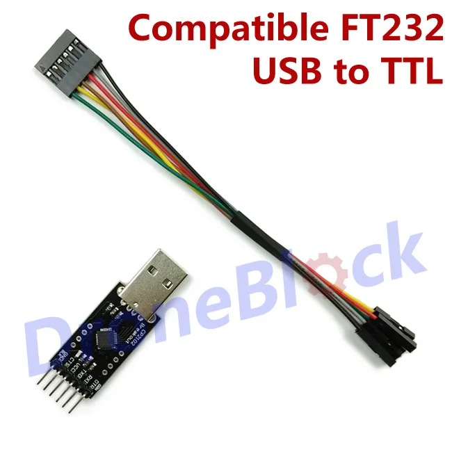 USB к TTL RS323 UART модуль преобразователя совместимый FT232 FTDI Pixhawk APM OSD Sik радио GPS Bluetooth |