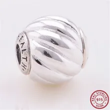 925 пробы серебро эссенция здоровья талисман из бусин ручной работы, соответственные Пандоре обаятельные подвески для женщин ювелирные изделия делая ST103