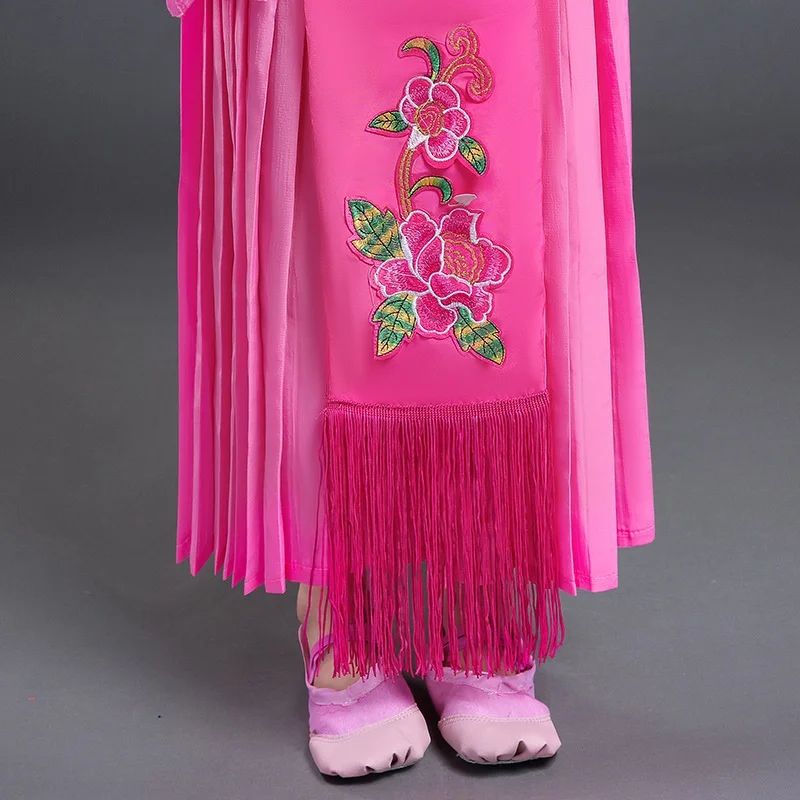 Китайский народный танец костюм одежда hanfu для девочек Детская ...