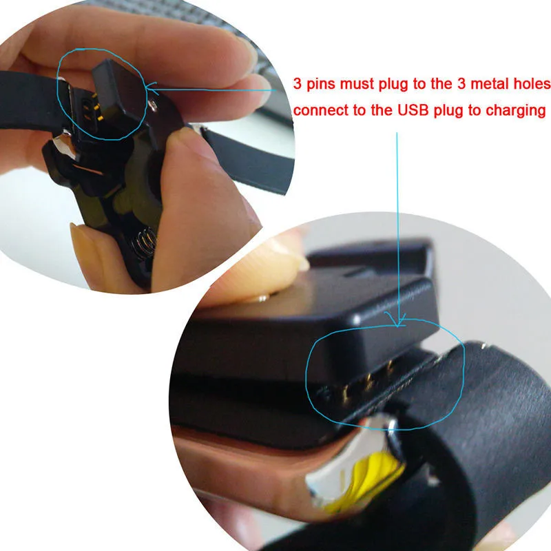 Портативный Smartband браслет usb зарядный кабель прочный легкий шнур Usb кабель для зарядного устройства для TW64 TW07 умный Браслет