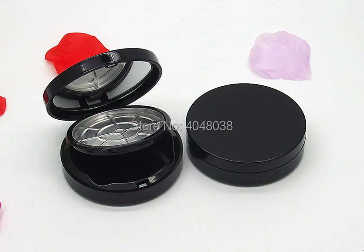Dia 55mm Cosmetic  Powder Case Round Double-layer Empty Blusher Box with Mirror Highlight Shading Powder Magnet Switch 30 PCS (4)
