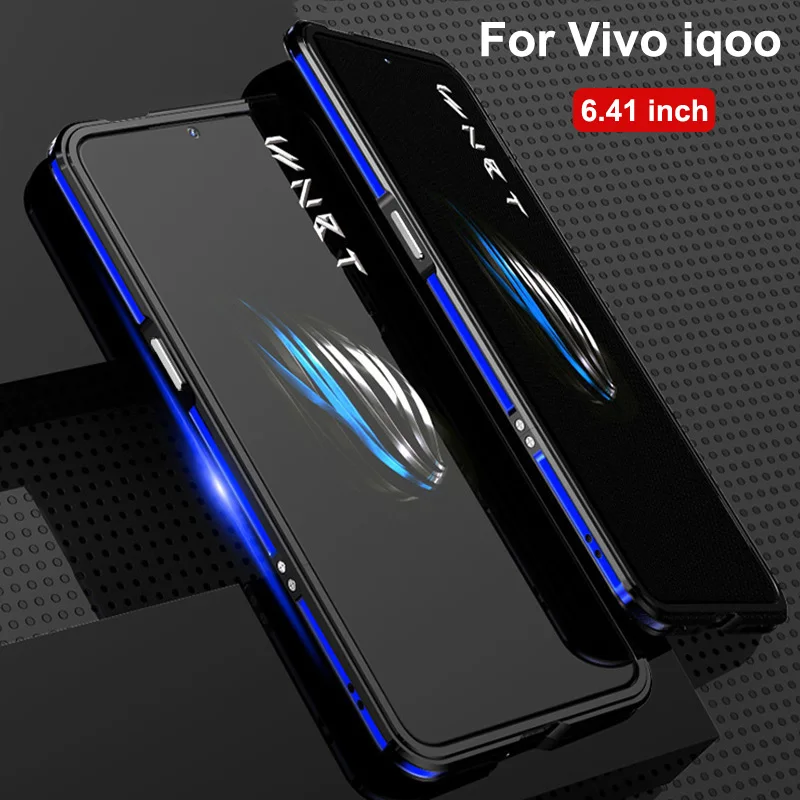 Роскошный брендовый Алюминиевый металлический бампер для Vivo iqoo чехол капа рамка