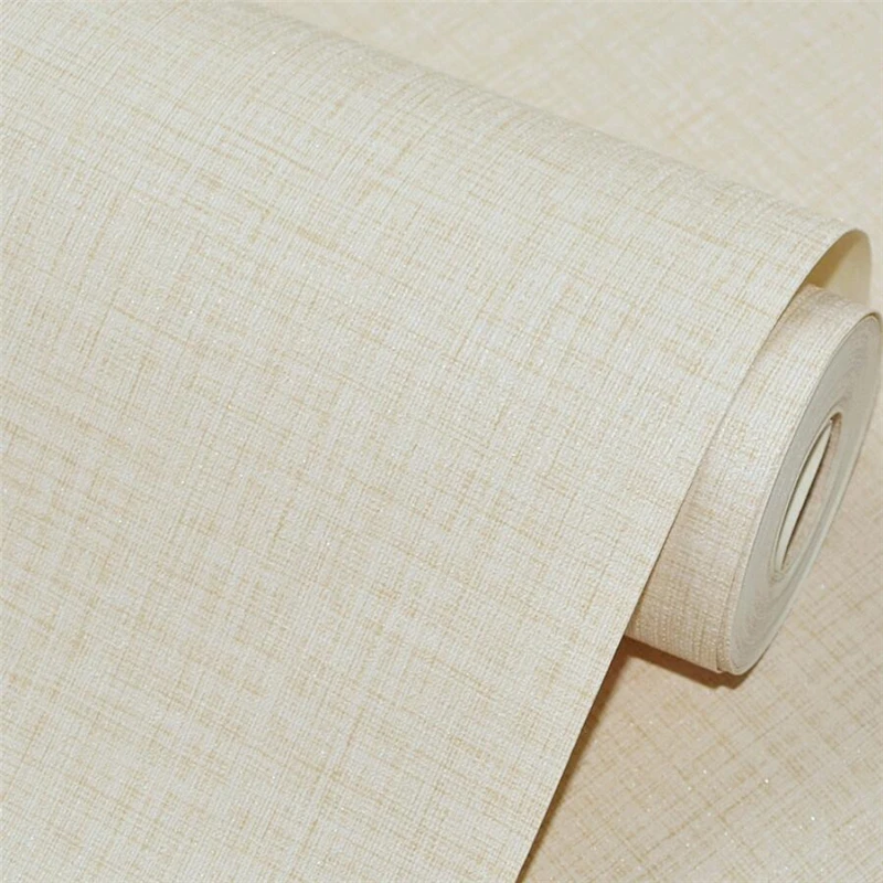 

beibehang plain linen pattern full of waterproof wallpapers living room restaurant box hall office conference room wall paper