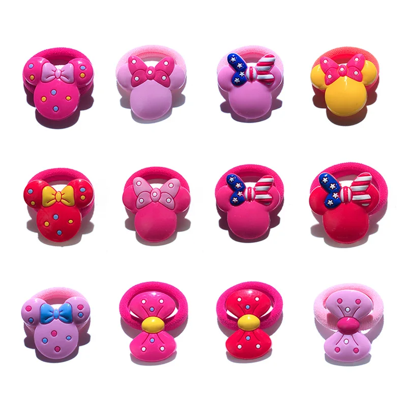 

12-16PCS Hairbands Kids Scrunchy Hair Band Elastic Hair Accessories Girl's Hair Rope Kid Gift Party Favor Kid Headwear