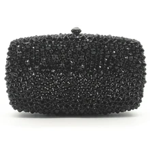 XIYUAN бренд Индия Полный Кристалл Вечерний роскошный ридикюль бриллиантовые клатчи сумки Простые Свадебные вечерние клатчи вечерние pochette