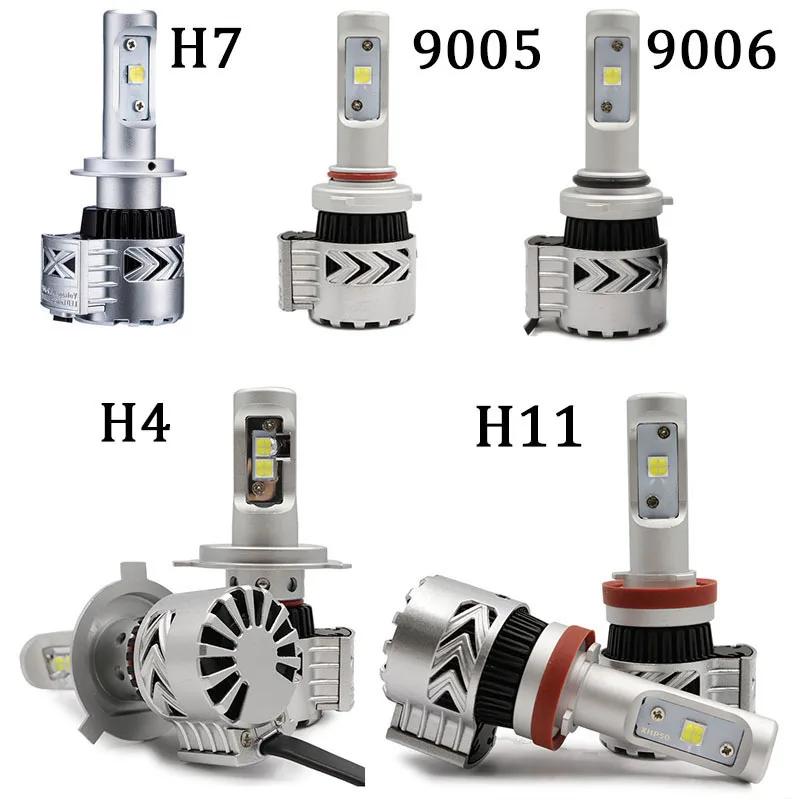 

2x Super Bright H7 72W Car LED Headlight Conversion Kit CREES 12000LM 6500K White Fog Lamp Bulb DRL H4/H8/H9/H11/9005/9006/HB4