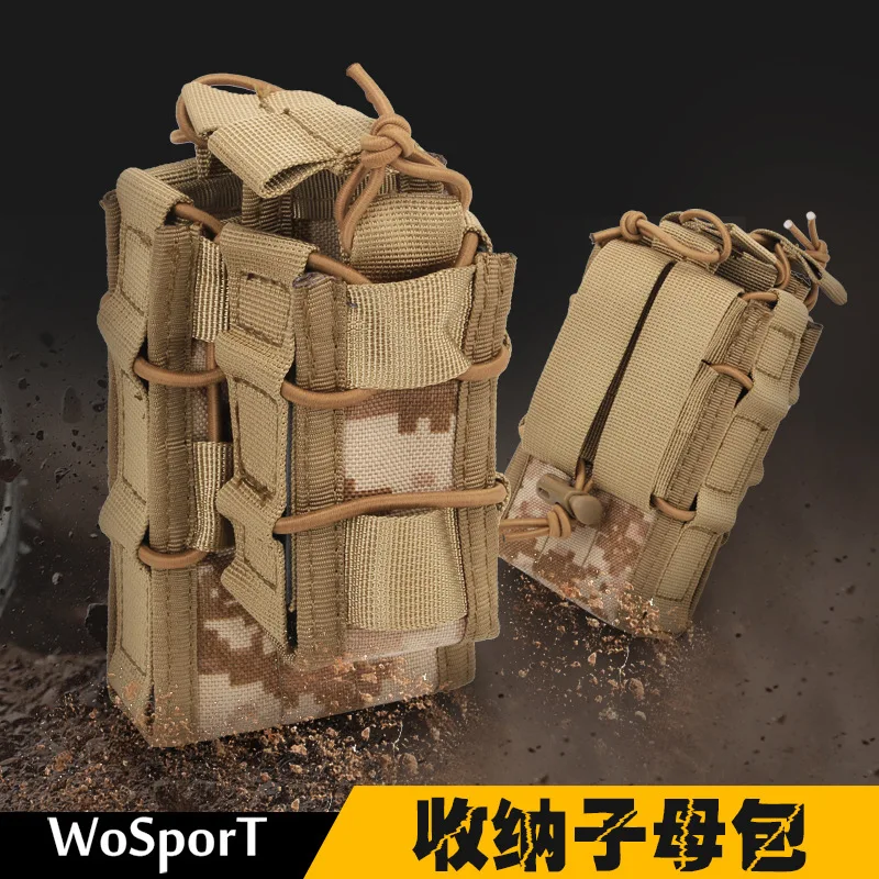 Новинка 2019 сумка Decker Airsoft с двойным рифлемагом военная тактический Камуфляжный