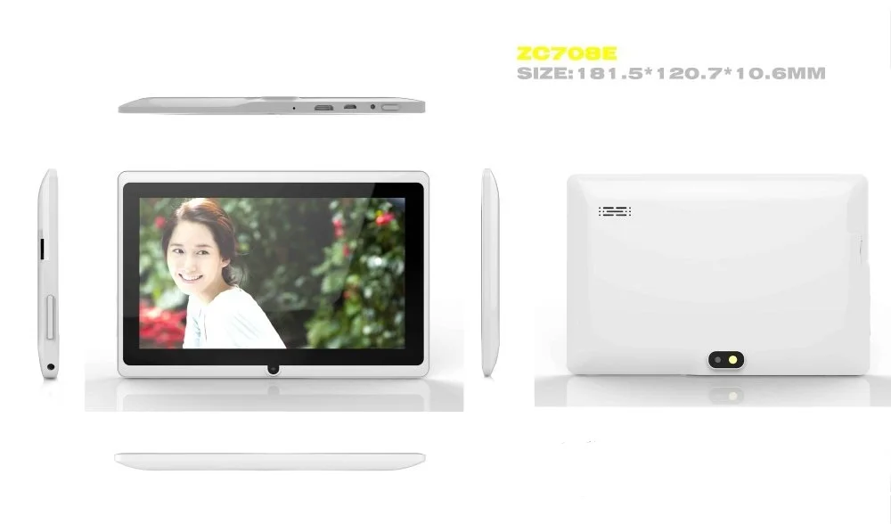 

7 inch Tablet PC Android Google Quad-Core 512MB/4GB Bluetooth WiFi Flash Tablet PC
