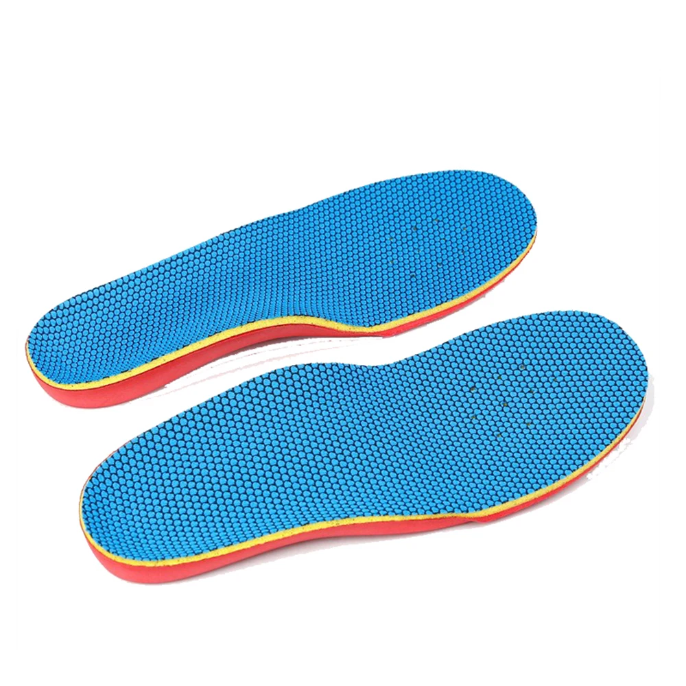 EXPfoot Детские памяти формы ортопедические стельки для обувь для детей на плоской подошве поддержка свода стопы ортопедические подушки коррекции по уходу за ногами