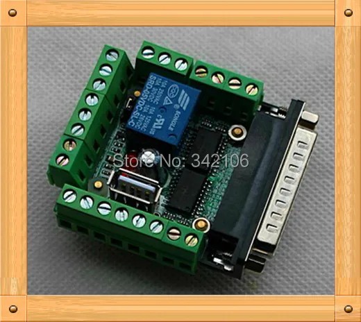 

Free Shipping!!! DIY engraving machine / CNC MACH3 interface board / 6 axis interface board