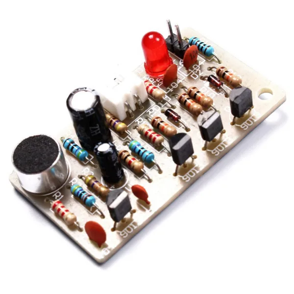 

Voice Control Clap Switch Kit High Sensitive LED Rhythm Bistable Switch DIY Kit