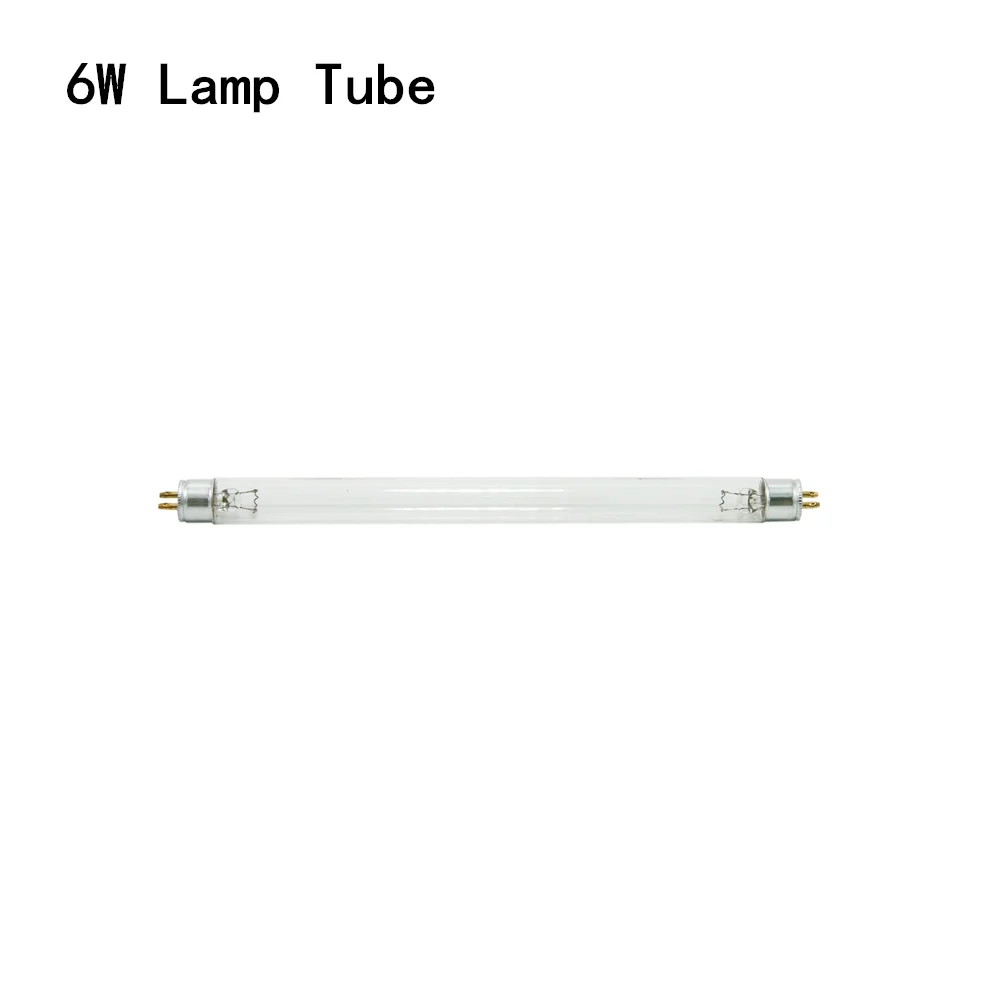 6W Single Tube T5 Ультрафиолетовая лампа для дезинфекции шкафа 220V бактерицидные лампы стерилизатор для стерилизации 4W 6W 8W УФ светильник с озоном - Мощность в ваттах: 6W Single Tube