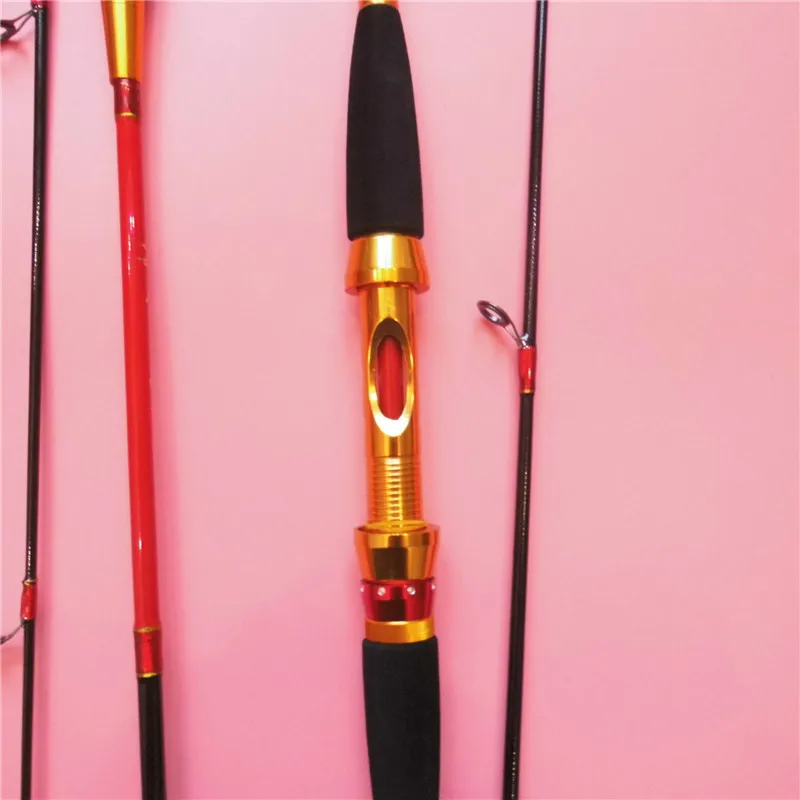 

Gold 1.8M 2.1M Medium Power Fishing Rod Spinning Portable Lure Spinning Rods Lure Pole for Fishing