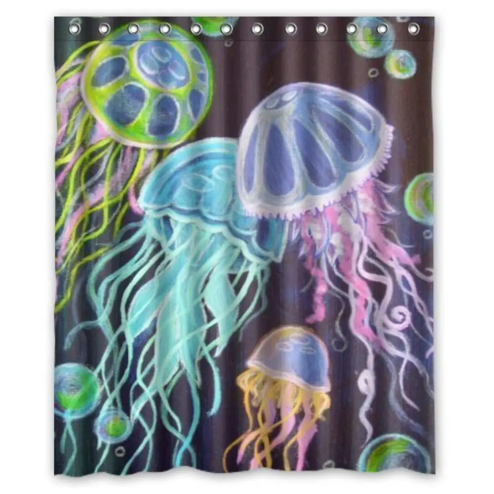 Stylish Lovely Jellyfish Jelly Fish Custom Shower Curtain Pattern