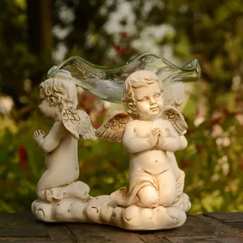

Europe Angel TeaLight Candle Holder Aroma Furnace Burner Wedding Party Decor Incense Burner Ceramic Oil Burner Aroma Furnace