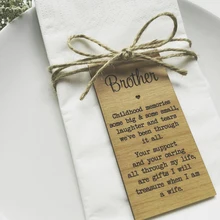 Свадебные открытки на заказ, свадебные подарки для гостей, деревянные карты места, свадебное украшение в деревенском стиле, Свадебный декор, кольца для салфеток