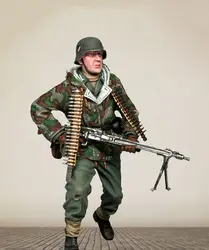 Сборка Неокрашенная масштабная 1/35 GK Soldier-Wehrmacht soldier фигурка старинная Смола модель миниатюрный комплект