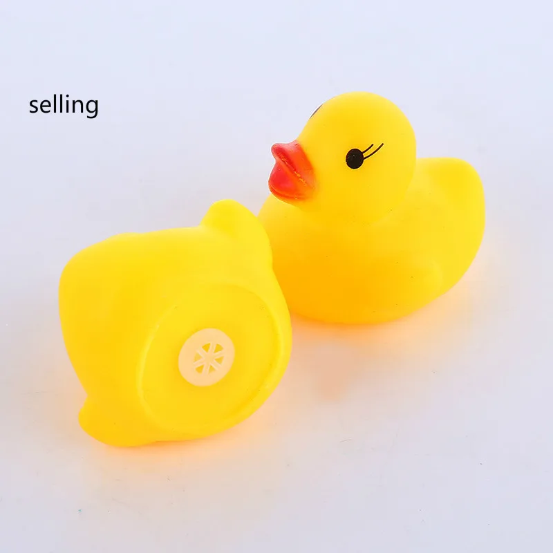 

AC0200015 40Pcs/lot Keeping out the glue swimming rubber duck a pinch will sound puzzle duck baby bath