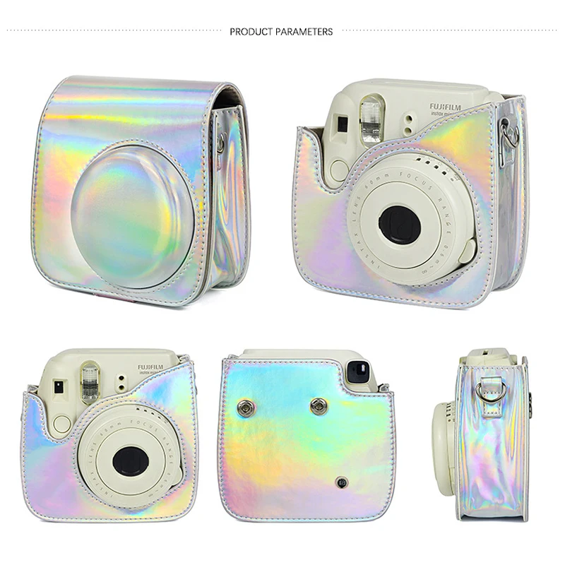 Для Fuji Fujifilm Instax Mini 9 Mini 8 8+ защитный чехол для мгновенной камеры сумка Лазерная Аврора Аксессуары для фотографии