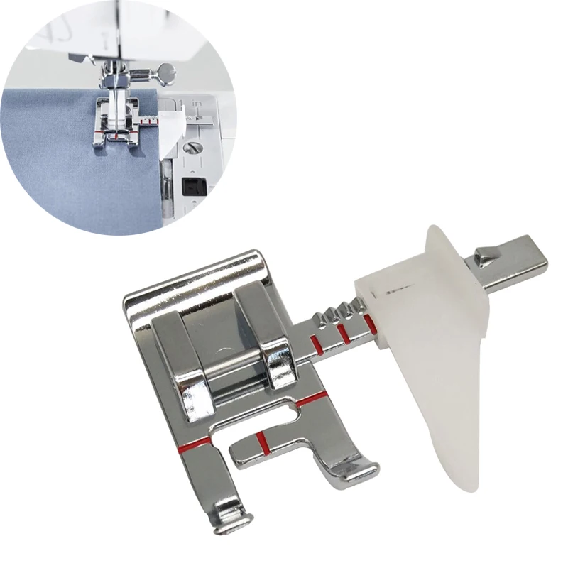 

1Pcs Metal Adjustable With Scale Ruler Walking Foot New Arrival DIY Straight Curve Stitches Sewing Machine Accessories 86708