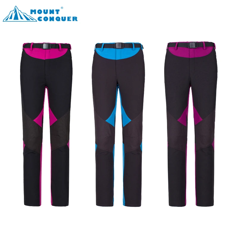 2017 deporte al aire libre senderismo impermeable escalada Pantalones nuevas mujeres verano Softshell Quick Dry Pantalones