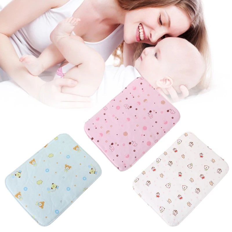 

Baby Changing Pad Reusable Washable Folding Waterproof Stroller Diaper Washable Portable Mattress Cartoon Diaper Pad Covers