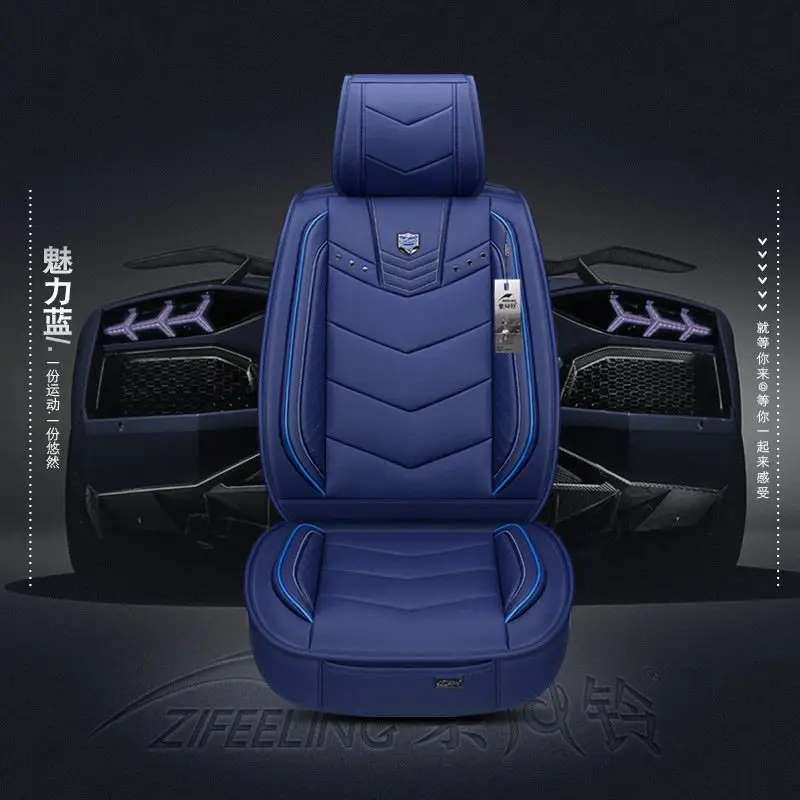 Роскошный кожаный чехол для автомобильного сиденья, четыре сезона, кожаный чехол для автомобиля, 5 сидений для Porsche Cayenne SUV Cayman, автостайлинг - Название цвета: Version  A