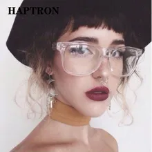 Квадратные оправы для очков для женщин Чистая оправа UV400 брендовые дизайнерские оптические модные очки компьютерные очки