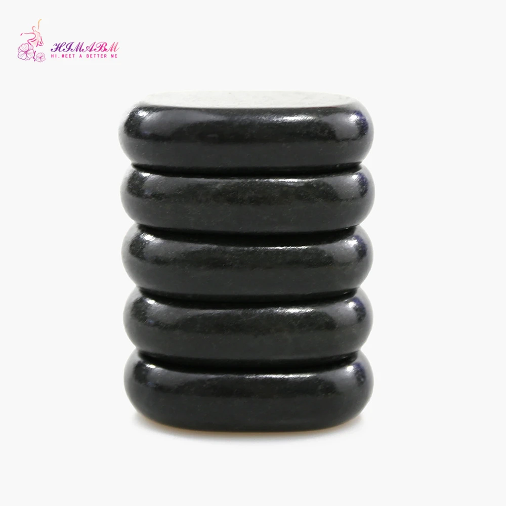 Massagem com Óleo Essencial de Massagem de Pedra de Basalto Pedra para as Mãos Himabm Unidades - Pacote Natrual Quente Spa Negro & Braços 6.5*4.5*1.7 cm 5 17 Quente Spa Massagem com Óleo Essencial de
