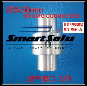 

Free shipping Stainless steel Double connection 50mm pneumatic feeder Air Hopper