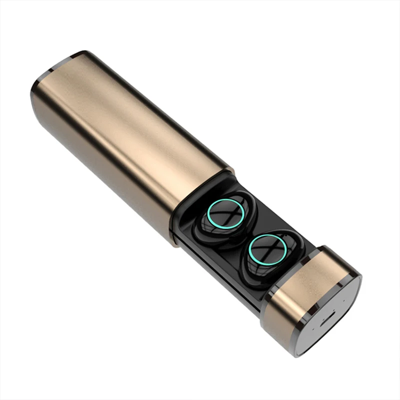 

TWS earphone Bluetooth waterproof IP68 swimming true wireless earbuds with Charger Box Built-in bluetooth